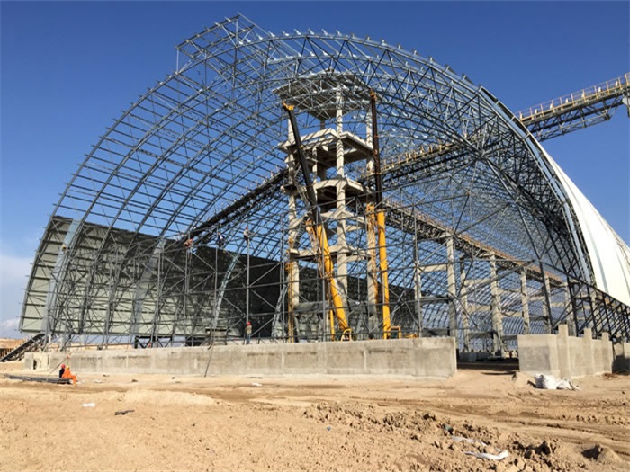 顺义煤机油桶翘工程网架